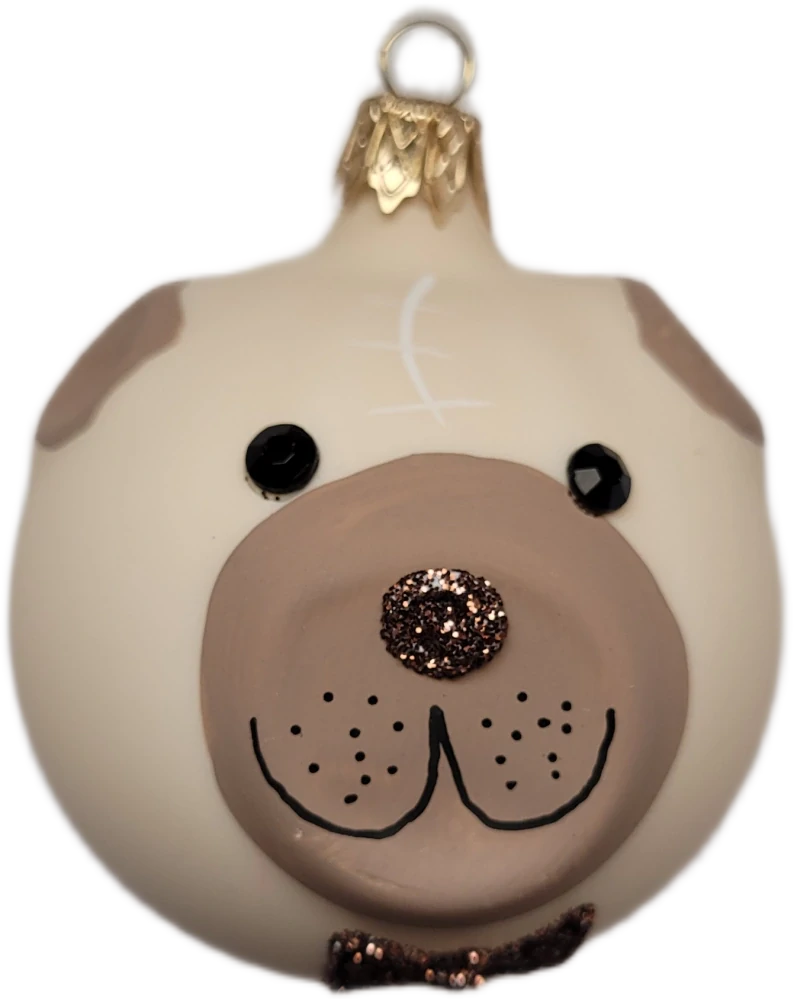 vánoční figurka medvěd kulatý 6cm