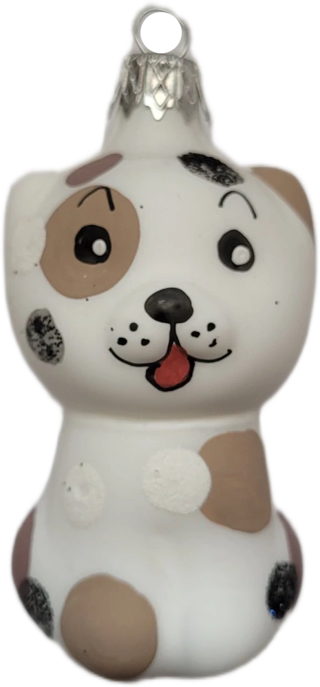 vanocni figurka štěně 6,5cm