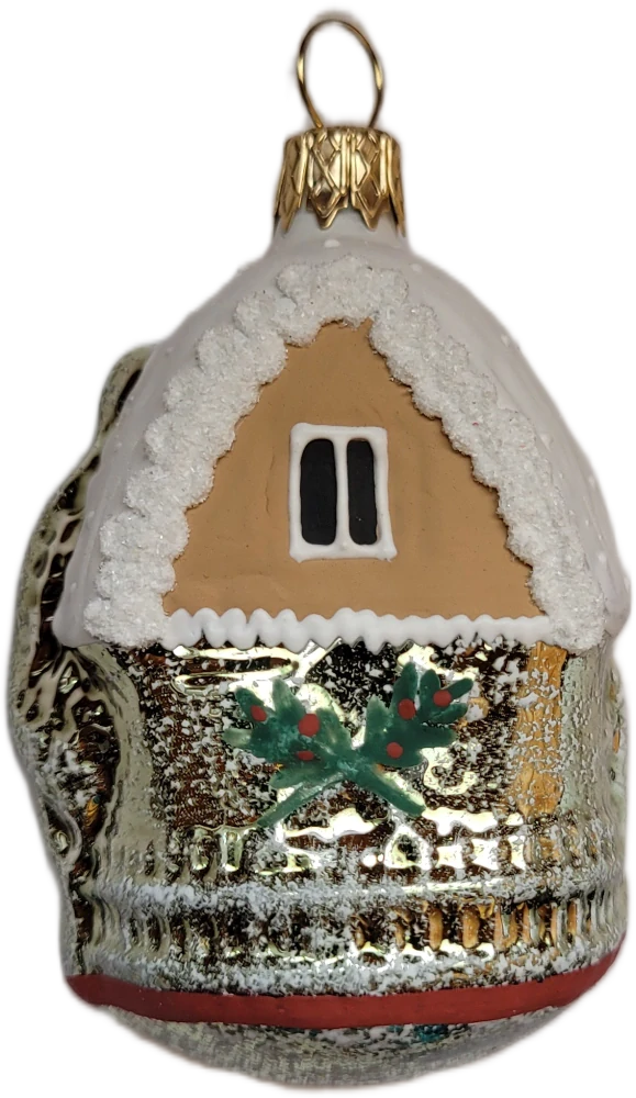 vánoční figurka hájovna 6cm