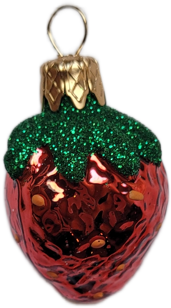 vánoční figurka jahoda 3cm