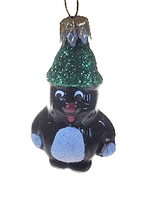 Vánoční figurka krtek 4cm zelený