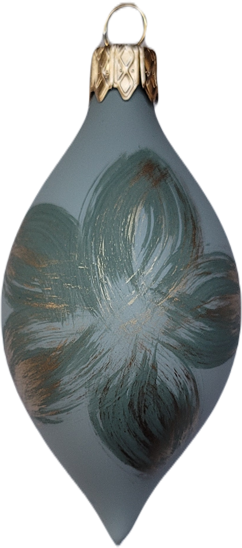 vánoční ozdoba oliva 8cm / 4920 / zelená pastel