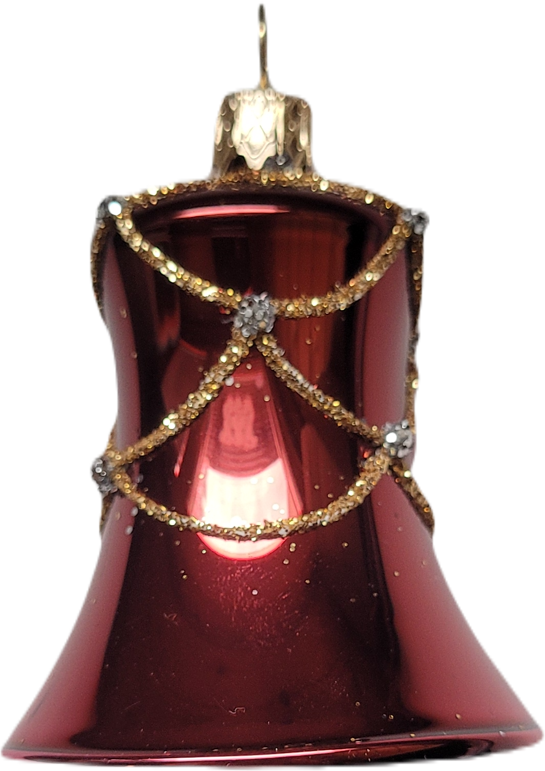 zvonek 5,5cm / 5570 / bordo lesk