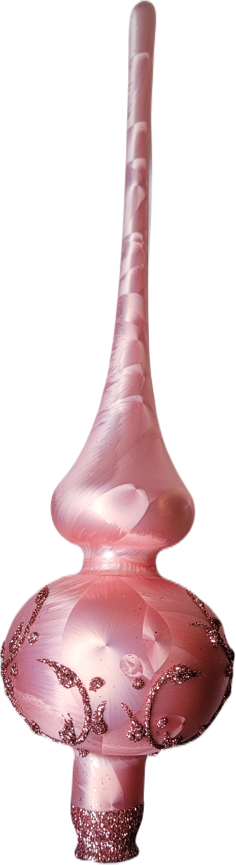 vánoční špice 28cm / 4767 / růžový mrazolak