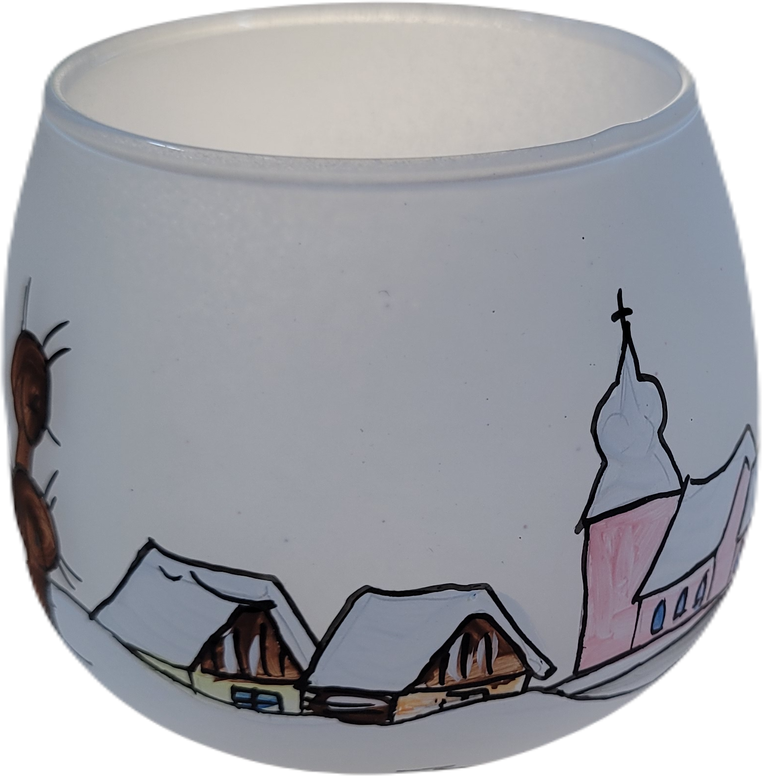 sklenička 8,5cm / staročeská zima