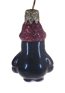 Vánoční figurka krtek 4cm