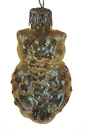 Sova 4cm vánoční figurka