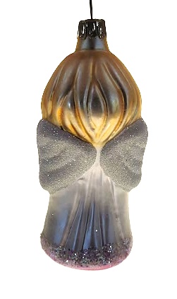 vánoční figurka anděl trubka 9cm