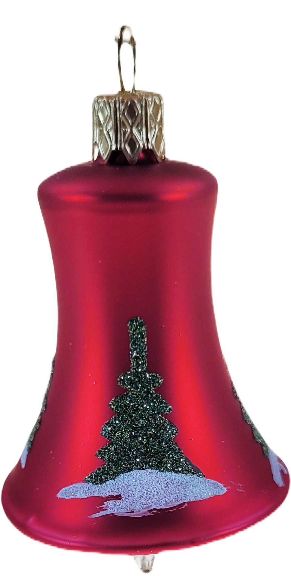 Zvonek 5,5cm / 4315 / červená vánoční ozdoba