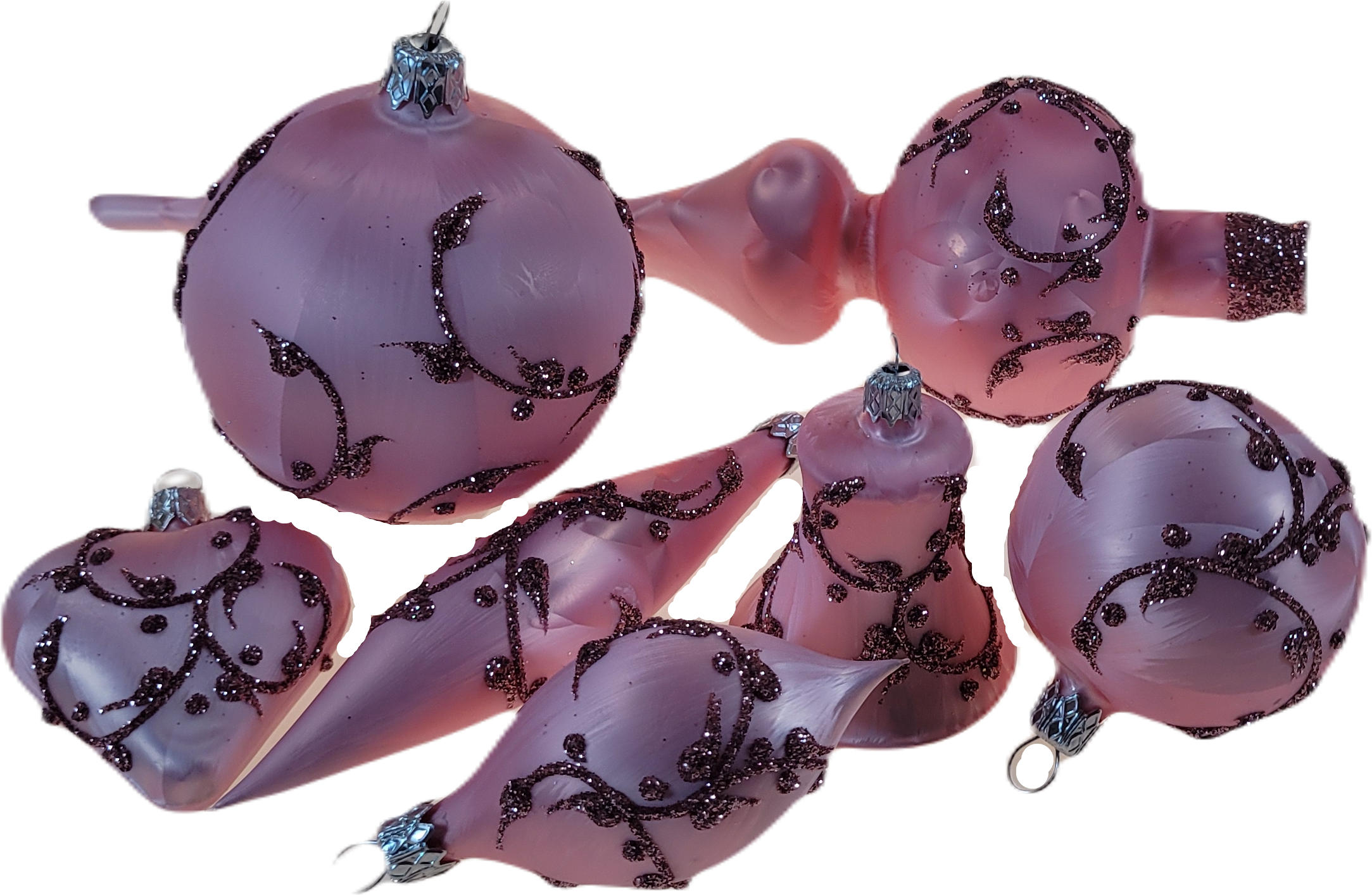 vánoční špice 28cm / 4767 / růžový mrazolak