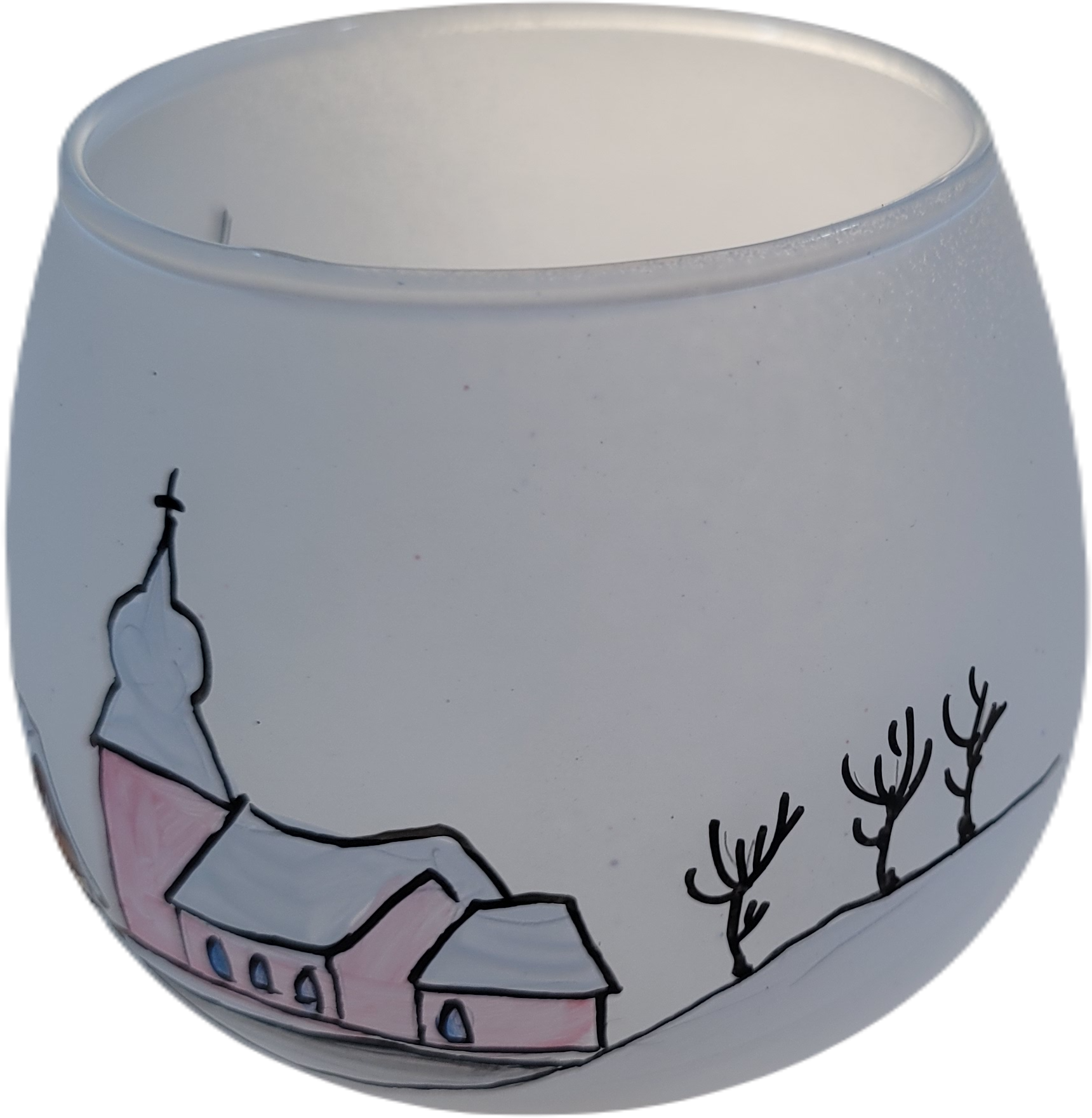 sklenička 8,5cm / staročeská zima