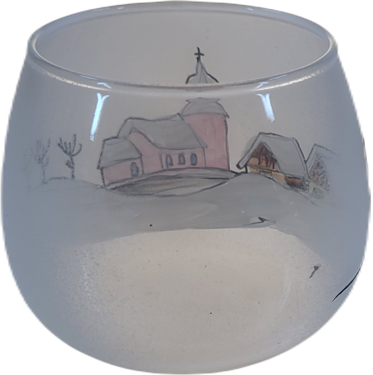 sklenička 8,5cm / staročeská zima