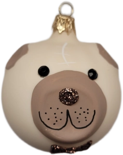 vánoční figurka medvěd kulatý 6cm