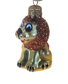 Vánoční figurka lev 3,5cm