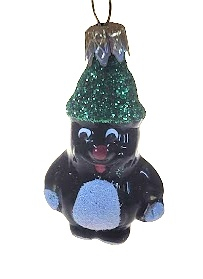 Vánoční figurka krtek 4cm zelený