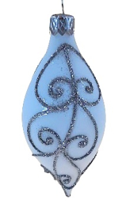 Oliva 8cm / 4392 / Bílá pastel