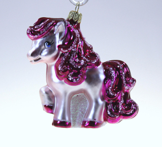Vánoční figurka LUX Poník 10cm