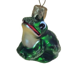 vánoční figurka Žába 3,5cm