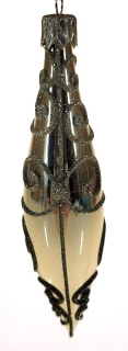 vánoční ozdoba raketa 14cm / 4137 / zlatý lesk