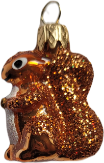 Vánoční figurka veverka 3cm 
