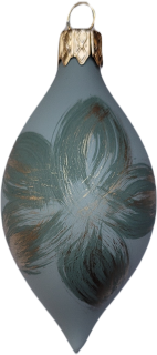 vánoční ozdoba oliva 8cm / 4920 / zelená pastel