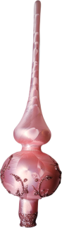 vánoční špice 28cm / 4767 / růžový mrazolak