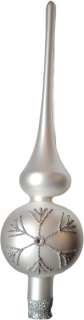 špice 28cm / 5790 / bílá vánoční ozdoba