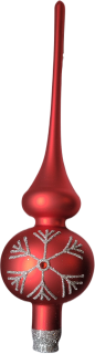 špice 28cm / 5790 / červená vánoční ozdoba