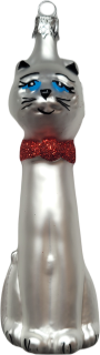 vánoční figurka kočka velká 12cm